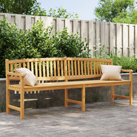 Thumbnail for Gartenbank 228x59,5x90 cm Massivholz Teak