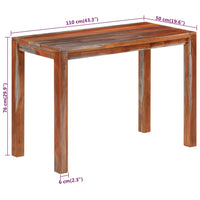Thumbnail for Esstisch 110x50x76 cm Massivholz Akazie