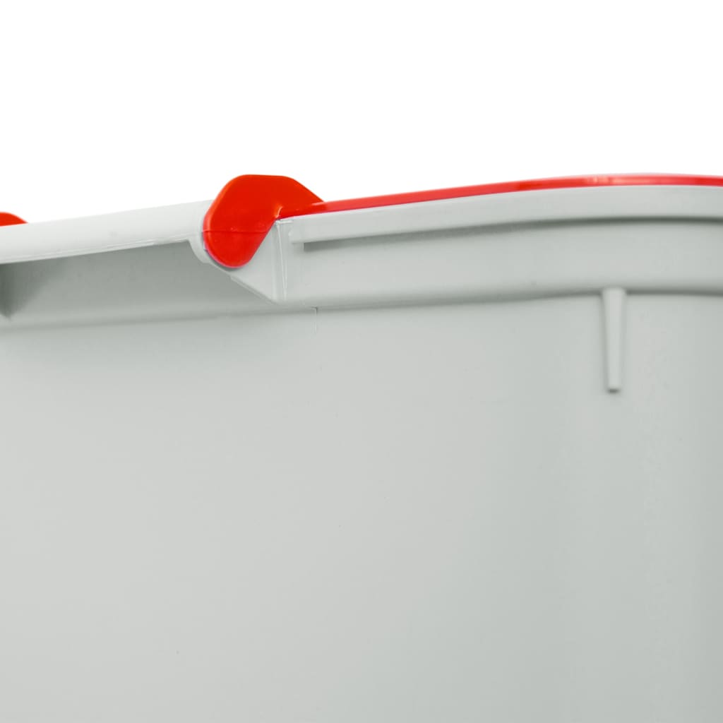 Abfallbehälter mit Deckel 4 Stk. Polypropylen 60 L