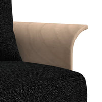 Thumbnail for Schlafsofa in L-Form Schwarz 279x140x70 cm Stoff