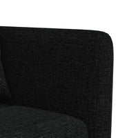Thumbnail for Schlafsofa in L-Form Schwarz 275x140x70 cm Stoff