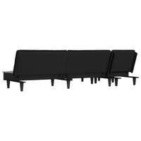 Thumbnail for Schlafsofa in L-Form Hellgrau 255x140x70 cm Stoff