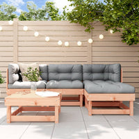 Thumbnail for 5-tlg. Garten-Lounge-Set mit Kissen Massivholz Douglasie