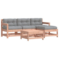 Thumbnail for 5-tlg. Garten-Lounge-Set mit Kissen Massivholz Douglasie