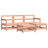 Thumbnail for 5-tlg. Garten-Lounge-Set mit Kissen Massivholz Douglasie