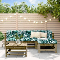 Thumbnail for 5-tlg. Garten-Lounge-Set mit Kissen Imprägniertes Kiefernholz
