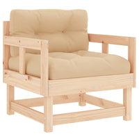 Thumbnail for 7-tlg. Garten-Lounge-Set mit Kissen Massivholz