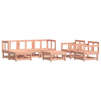 Thumbnail for 7-tlg. Garten-Lounge-Set mit Kissen Massivholz Douglasie