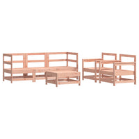 Thumbnail for 6-tlg. Garten-Lounge-Set mit Kissen Massivholz Douglasie
