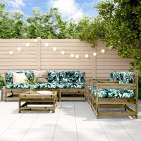 Thumbnail for 6-tlg. Garten-Lounge-Set mit Kissen Imprägniertes Kiefernholz