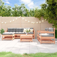 Thumbnail for 7-tlg. Garten-Lounge-Set mit Kissen Massivholz Douglasie
