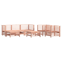 Thumbnail for 7-tlg. Garten-Lounge-Set mit Kissen Massivholz Douglasie