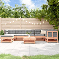 Thumbnail for 8-tlg. Garten-Lounge-Set mit Kissen Massivholz Douglasie