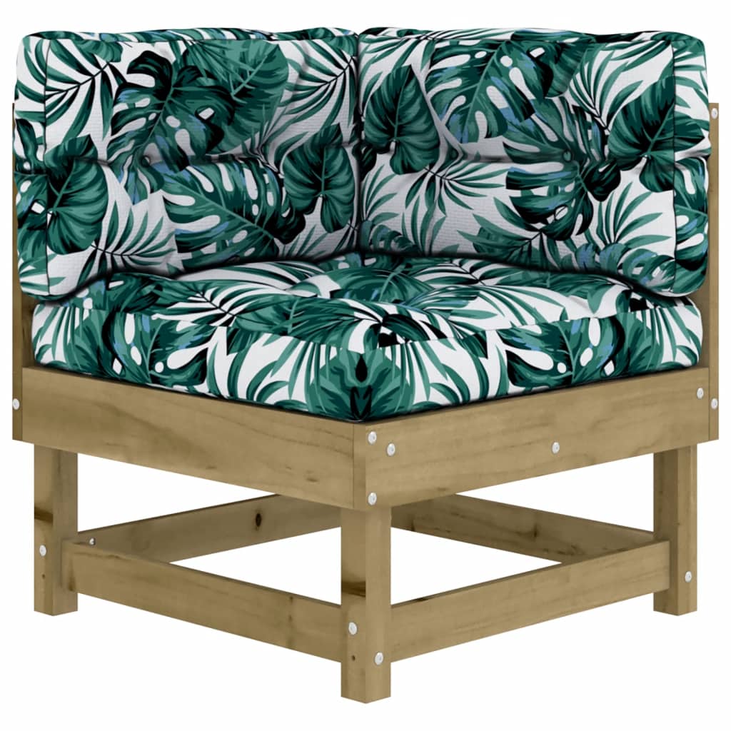8-tlg. Garten-Lounge-Set mit Kissen Imprägniertes Kiefernholz