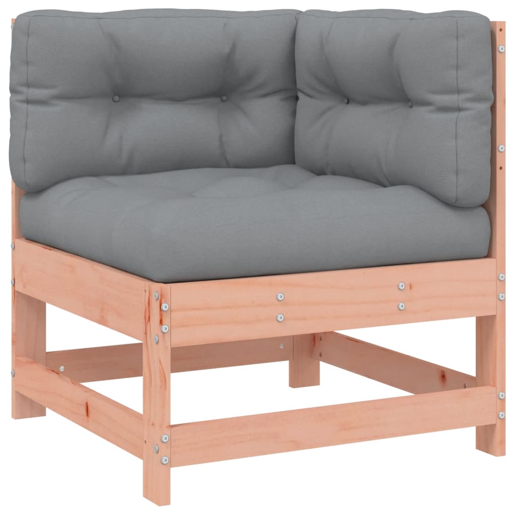 8-tlg. Garten-Lounge-Set mit Kissen Massivholz Douglasie