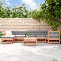 Thumbnail for 8-tlg. Garten-Lounge-Set mit Kissen Massivholz Douglasie