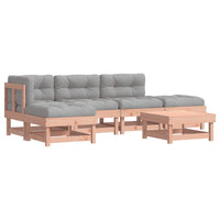 Thumbnail for 6-tlg. Garten-Lounge-Set mit Kissen Massivholz Douglasie