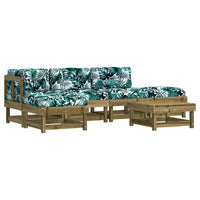 Thumbnail for 6-tlg. Garten-Lounge-Set mit Kissen Imprägniertes Kiefernholz