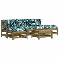Thumbnail for 6-tlg. Garten-Lounge-Set mit Kissen Imprägniertes Kiefernholz