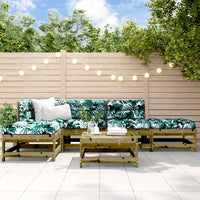Thumbnail for 6-tlg. Garten-Lounge-Set mit Kissen Imprägniertes Kiefernholz