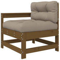 Thumbnail for 6-tlg. Garten-Lounge-Set mit Kissen Honigbraun Massivholz