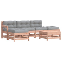 Thumbnail for 6-tlg. Garten-Lounge-Set mit Kissen Massivholz Douglasie