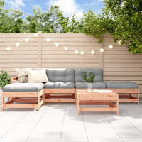Thumbnail for 6-tlg. Garten-Lounge-Set mit Kissen Massivholz Douglasie