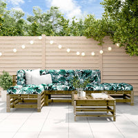 Thumbnail for 6-tlg. Garten-Lounge-Set mit Kissen Imprägniertes Kiefernholz
