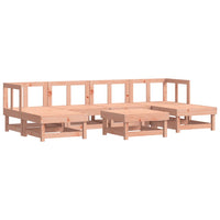 Thumbnail for 7-tlg. Garten-Lounge-Set mit Kissen Massivholz Douglasie