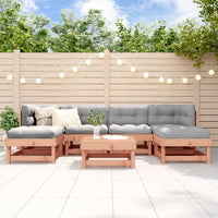 Thumbnail for 7-tlg. Garten-Lounge-Set mit Kissen Massivholz Douglasie
