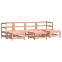 Thumbnail for 7-tlg. Garten-Lounge-Set mit Kissen Massivholz Douglasie