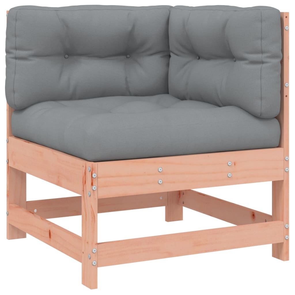 7-tlg. Garten-Lounge-Set mit Kissen Massivholz Douglasie