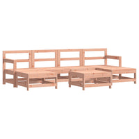 Thumbnail for 7-tlg. Garten-Lounge-Set mit Kissen Massivholz Douglasie