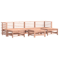 Thumbnail for 7-tlg. Garten-Lounge-Set mit Kissen Massivholz Douglasie