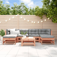 Thumbnail for 7-tlg. Garten-Lounge-Set mit Kissen Massivholz Douglasie