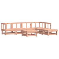 Thumbnail for 7-tlg. Garten-Lounge-Set mit Kissen Massivholz Douglasie