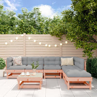 Thumbnail for 7-tlg. Garten-Lounge-Set mit Kissen Massivholz Douglasie