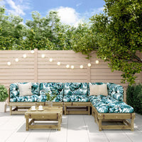 Thumbnail for 7-tlg. Garten-Lounge-Set mit Kissen Imprägniertes Kiefernholz