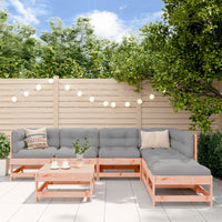 Thumbnail for 7-tlg. Garten-Lounge-Set mit Kissen Massivholz Douglasie