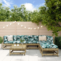 Thumbnail for 7-tlg. Garten-Lounge-Set mit Kissen Imprägniertes Kiefernholz