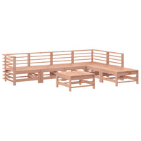 Thumbnail for 7-tlg. Garten-Lounge-Set mit Kissen Massivholz Douglasie