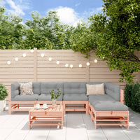 Thumbnail for 7-tlg. Garten-Lounge-Set mit Kissen Massivholz Douglasie