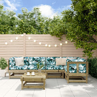 Thumbnail for 6-tlg. Garten-Lounge-Set mit Kissen Imprägniertes Kiefernholz