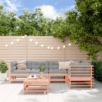 Thumbnail for 6-tlg. Garten-Lounge-Set mit Kissen Massivholz Douglasie