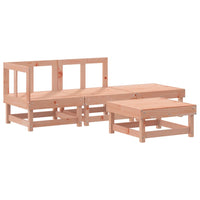 Thumbnail for 4-tlg. Garten-Lounge-Set mit Kissen Massivholz Douglasie