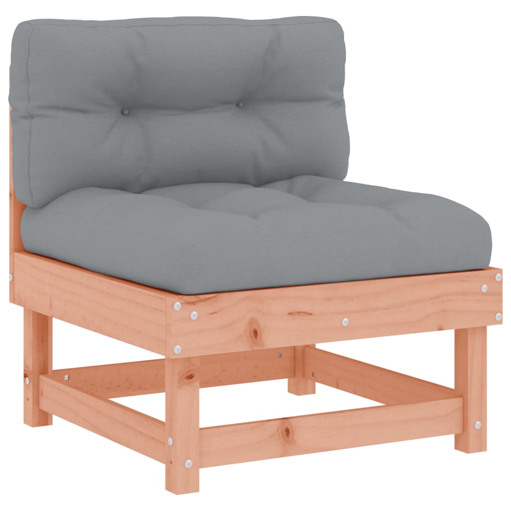 4-tlg. Garten-Lounge-Set mit Kissen Massivholz Douglasie