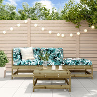 Thumbnail for 4-tlg. Garten-Lounge-Set mit Kissen Kiefernholz Imprägniert