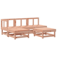 Thumbnail for 5-tlg. Garten-Lounge-Set mit Kissen Massivholz Douglasie