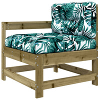 Thumbnail for 5-tlg. Garten-Lounge-Set mit Kissen Imprägniertes Kiefernholz