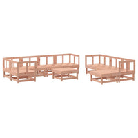 Thumbnail for 10-tlg. Garten-Lounge-Set mit Kissen Massivholz Douglasie
